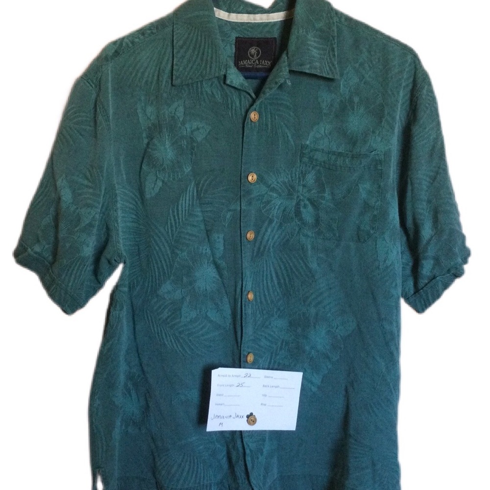 Mens Hawaiian Shirt Jamaica Jax